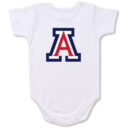 Arizona Wildcats Baby Bodysuit Creeper #01